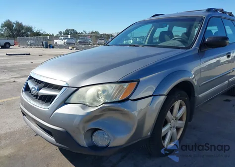 2008 Subaru Outback 2.5I/2.5I L.l. Bean Edition z USA, uszkodzony, nr VIN 4S4BP61C487307489